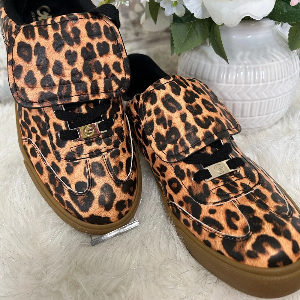 GBG Los Angeles Leopard Print Sneakers